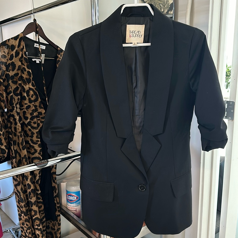 Thread &Supply black blazer.  Size m